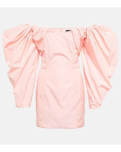 Jacquemus La Robe Taftas Mini Kleid - Pink
