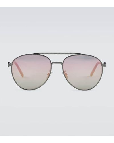 Dior Cd Link R1u Aviator Sunglasses - Brown