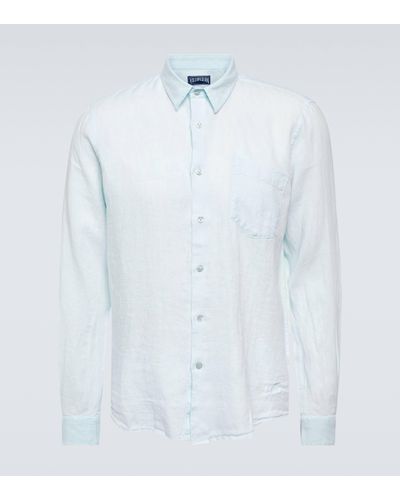 Vilebrequin Caroubis Linen Shirt - White