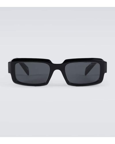 Prada Gafas de sol rectangulares Symbole - Negro