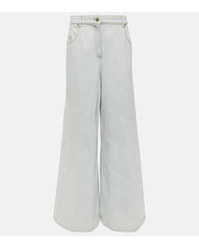 Nina Ricci High-Rise Flared Jeans - Weiß