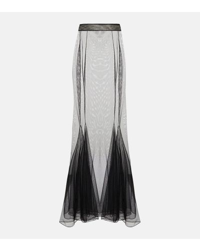 Gray Saint Laurent Skirts for Women | Lyst