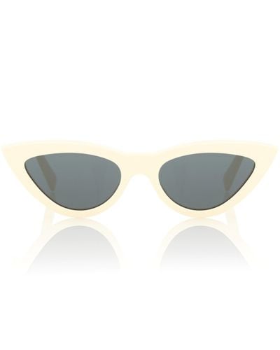 Celine Cat-Eye-Sonnenbrille - Weiß