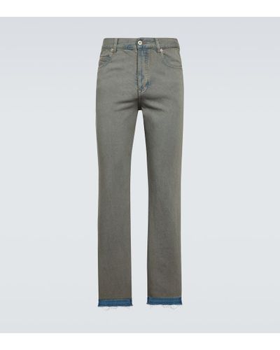 Loewe Jeans en denim sobretenido - Gris