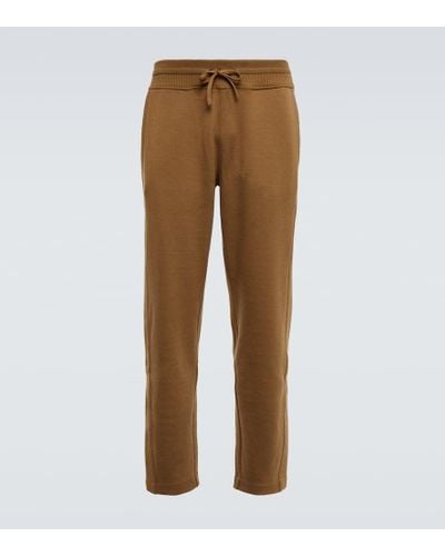 Loro Piana Whitney Cotton, Silk, And Cashmere Pants - Natural