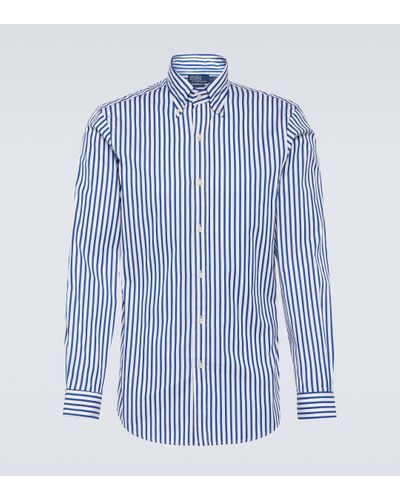 Polo Ralph Lauren Striped Cotton Shirt - Blue