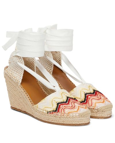 Missoni Espadrilles compensees - Blanc