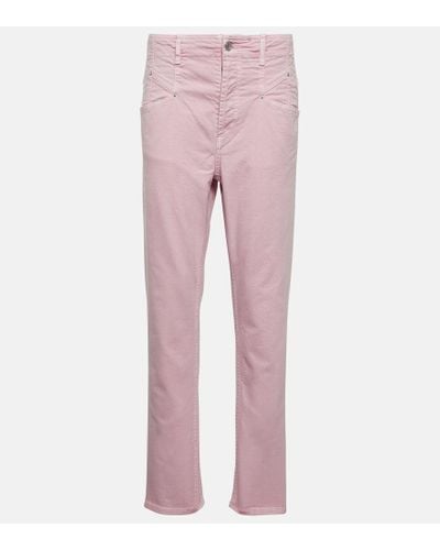 Isabel Marant Jeans slim Niliane - Rosa