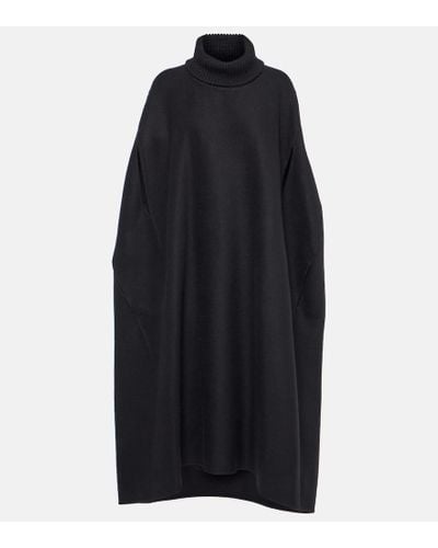The Row Anei Cashmere Coat - Black
