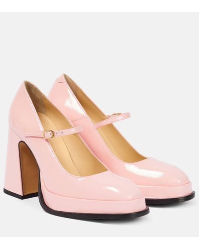 Souliers Martinez Escarpins Casilda en cuir verni - Rose