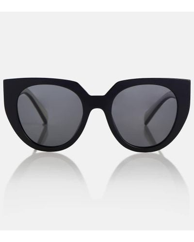 Prada Gafas de sol de acetato cat-eye - Negro