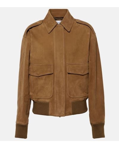 Ferragamo Leather Jacket - Brown