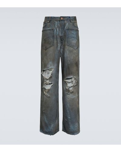 Balenciaga Distressed Jeans - Grey