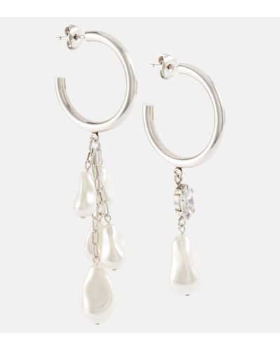 Isabel Marant Faux Pearl Earrings - White