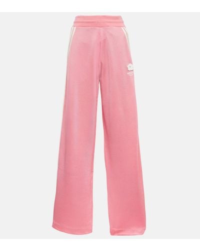 KENZO Boke Flower Wide-leg Joggers - Pink