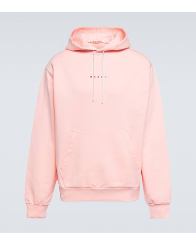 Marni Logo Cotton Jersey Sweatshirt - Pink