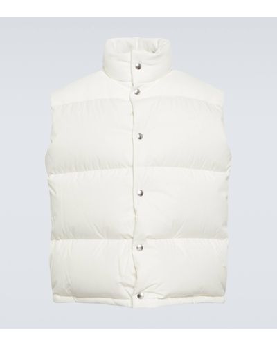 Bottega Veneta Puffer Vest - White