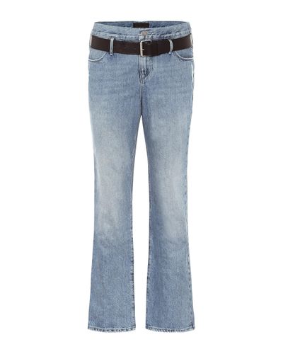RTA Dexter Belted Jeans - Blue