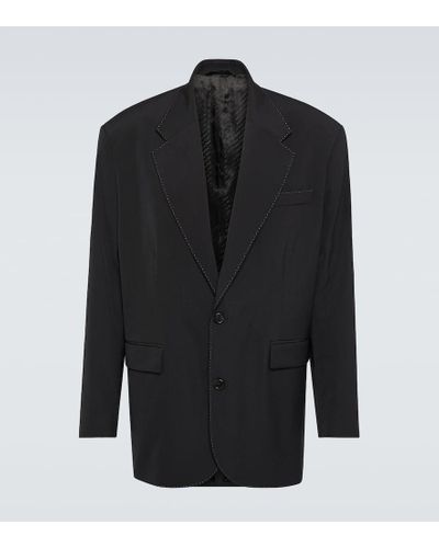Acne Studios Single-breasted Suit Jacket - Black