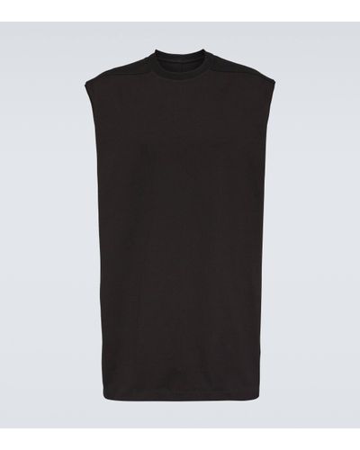 Rick Owens Tarp Cotton T-shirt - Black