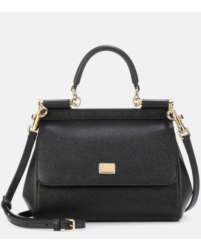 Dolce & Gabbana Small Sicily Bag - Black