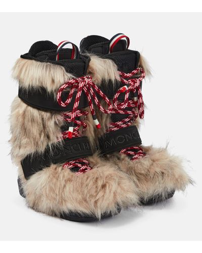 3 MONCLER GRENOBLE Nabil Snow Boots - Natural