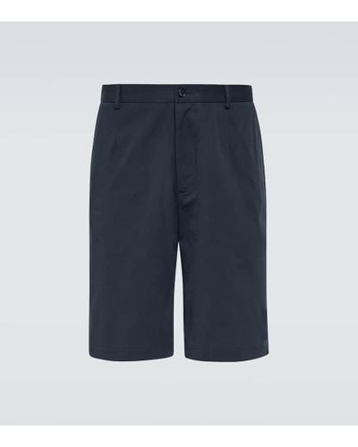 Dolce & Gabbana Tailored Cotton-blend Bermuda Shorts - Blue