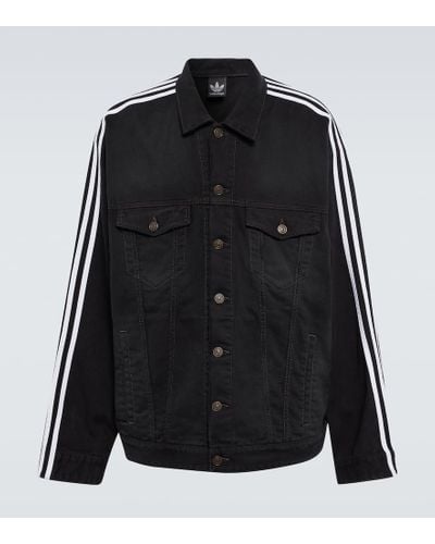 Balenciaga X Adidas Denim Jacket - Black