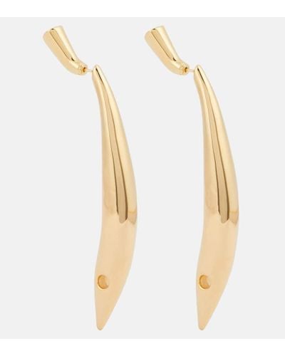 Bottega Veneta Sardine 18kt Gold-plated Sterling Silver Earrings - Metallic