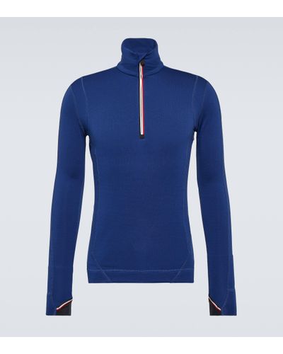 3 MONCLER GRENOBLE Jersey Top - Blue