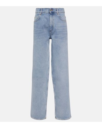 Isabel Marant Jean droit a taille haute - Bleu