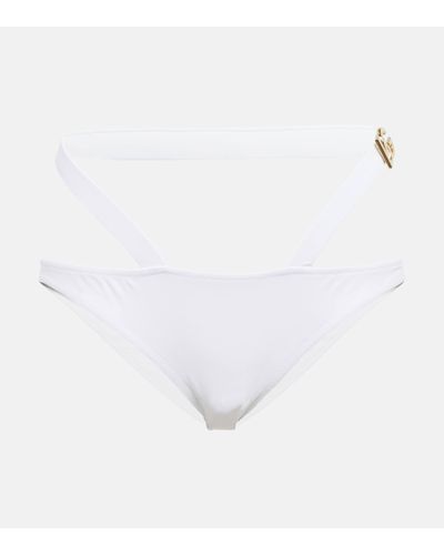 Dolce & Gabbana Logo Bikini Bottoms - White