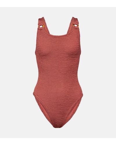 Hunza G Domino Swimsuit - Red