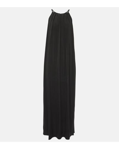 Max Mara Gardan Jersey Maxi Dress - Black