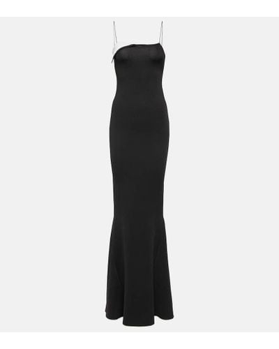 Jacquemus La Robe Aro Long Dress - Black