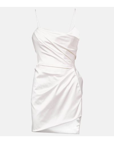 Vivienne Westwood Robe de mariee Venus en satin a ornements - Blanc