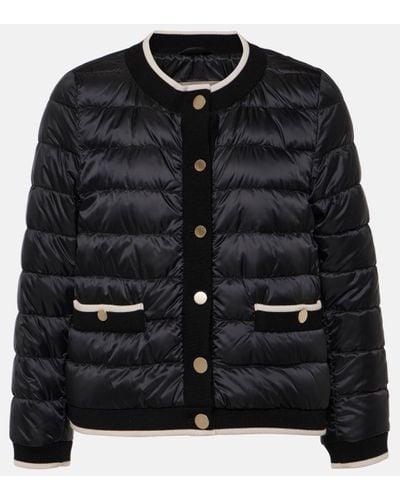 Max Mara The Cube Jackie Quilted Down Jacket - Black