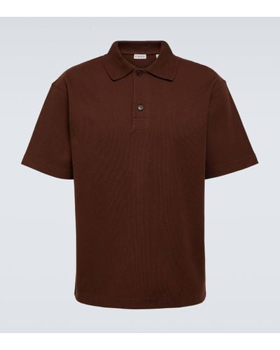 Burberry Ekd Cotton Polo Shirt - Brown
