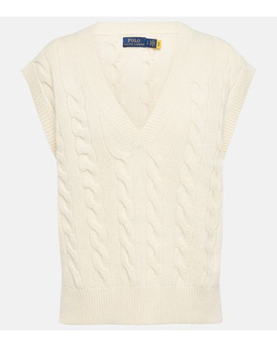 Polo Ralph Lauren Cable-knit Sweater Vest - Multicolor