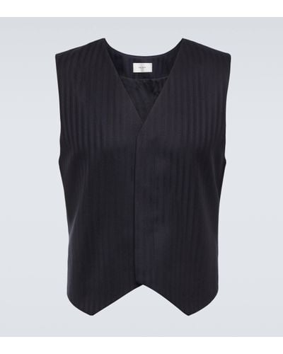 The Row Wool Vest - Blue