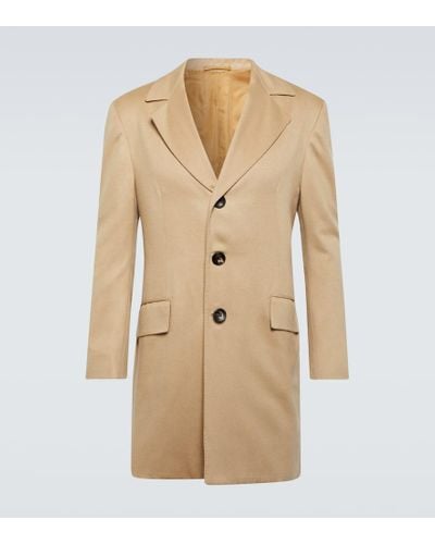 Kiton Cashmere Coat - Natural