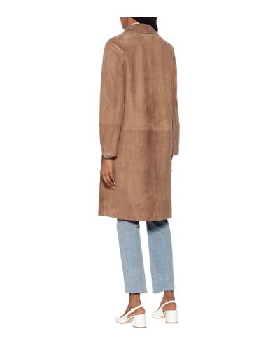 max mara suede coat