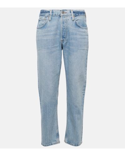 Citizens of Humanity Isla Low-rise Straight Jeans - Blue