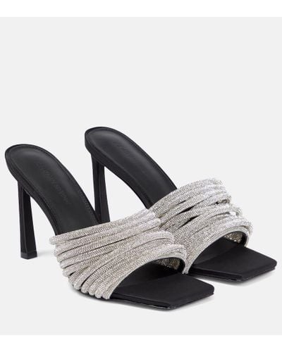 Jonathan Simkhai Lena Crystal-embellished High Sandals - Black