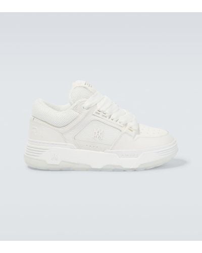 Amiri Sneakers MA-1 aus Leder und Mesh - Weiß