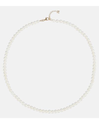 Mateo Choker en or 14 ct et perles - Blanc