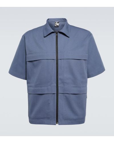 GR10K Cotton-blend Shirt - Blue