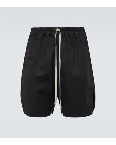 Rick Owens Cotton-blend Shorts - Black
