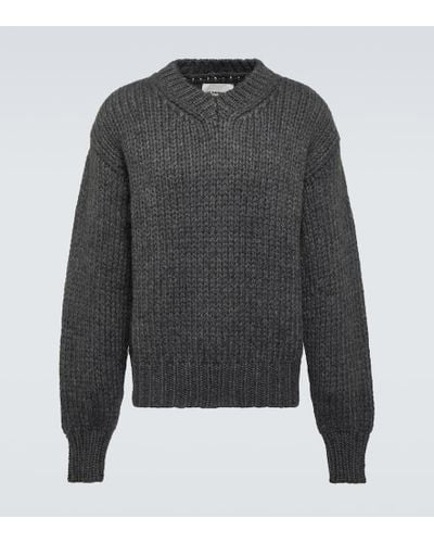 Jil Sander Wool And Alpaca Sweater - Gray