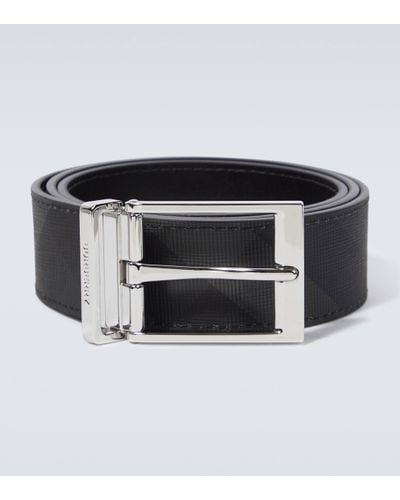 Burberry Faux Leather Belt - Black